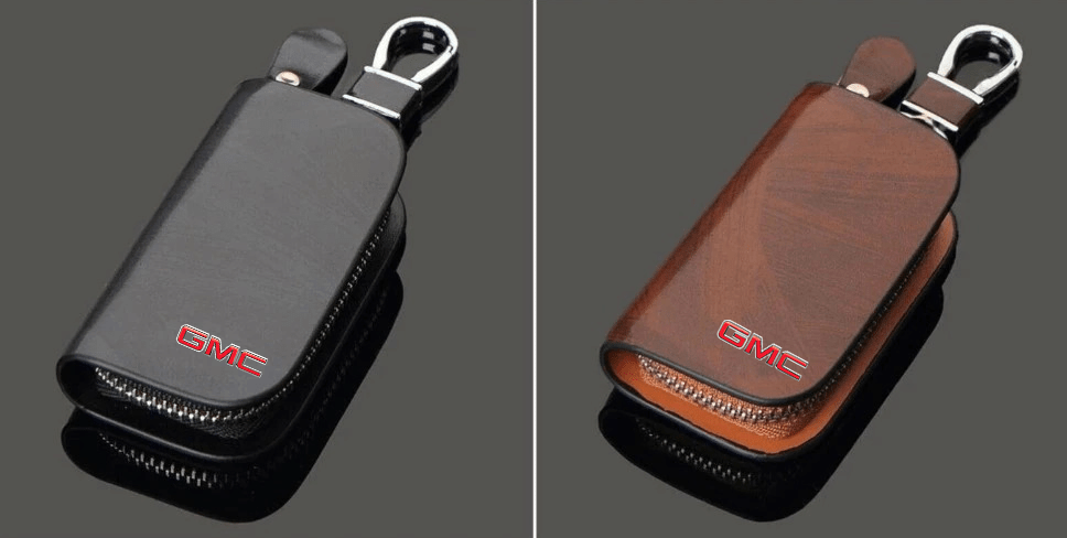 Car Leather Key Case Holder Car Accessories keychain cover for car remote