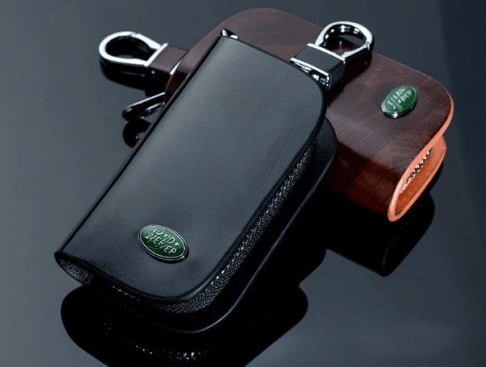 Car Leather Key Case Holder Car Accessories keychain cover for car remote