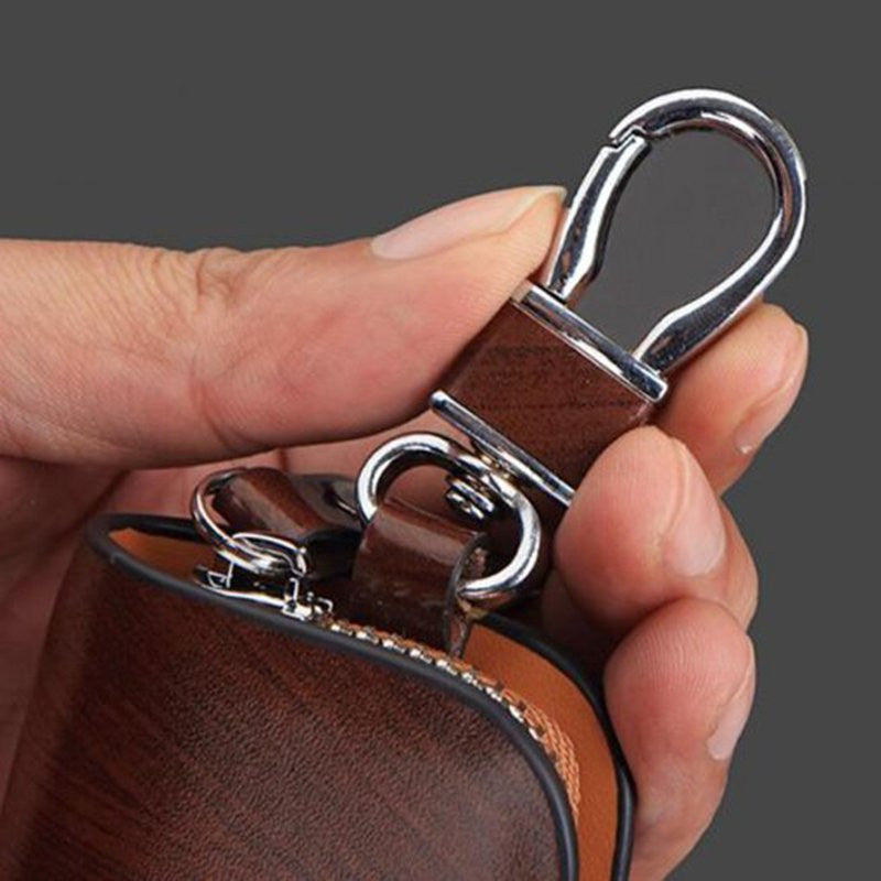 Car Leather Key Case Holder Car Accessories keychain cover for car remote