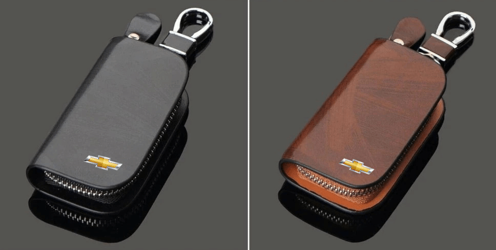 Car Leather Key Case Holder Car Accessories keychain cover for car remote