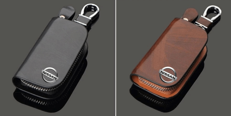 Car Leather Key Case Holder Car Accessories keychain cover for car remote