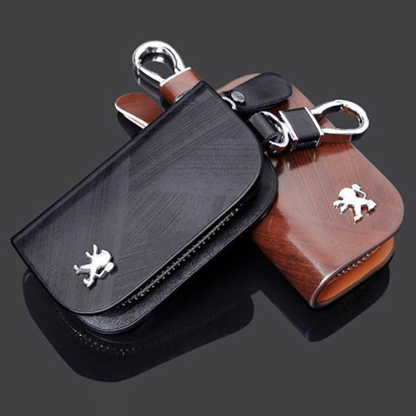 Car Leather Key Case Holder Car Accessories keychain cover for car remote