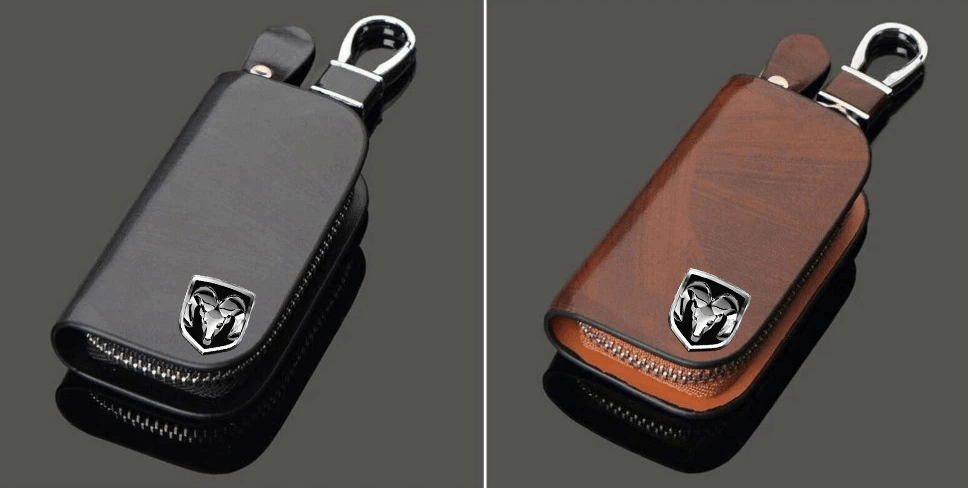 Car Leather Key Case Holder Car Accessories keychain cover for car remote