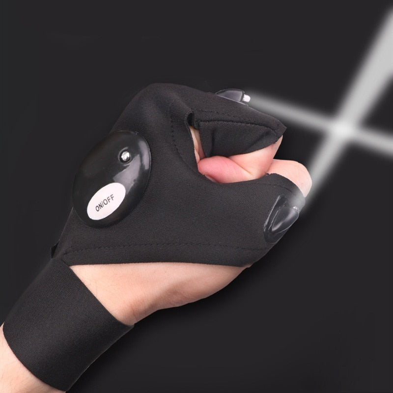 Iconic Goods™ Fingerless Glove LED Flashlight