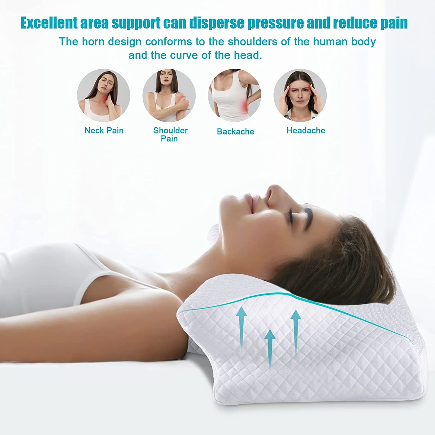 GoodLittleDeal™ Original Bamboo Cervical Pillow