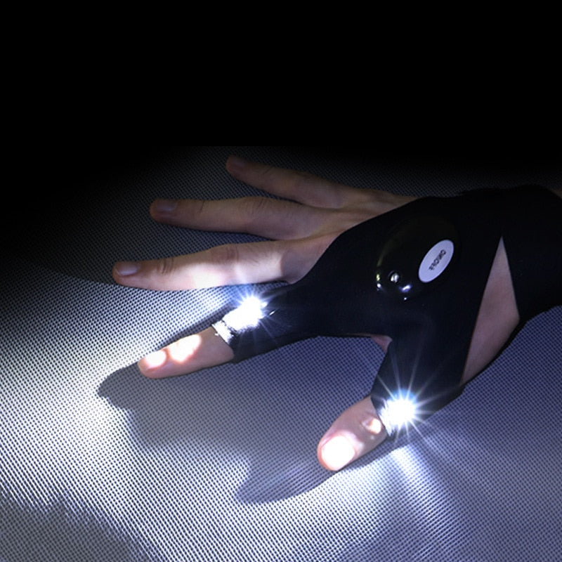 Iconic Goods™ Fingerless Glove LED Flashlight
