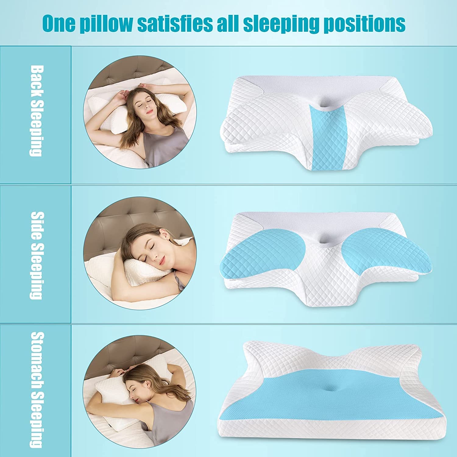 GoodLittleDeal™ Original Bamboo Cervical Pillow
