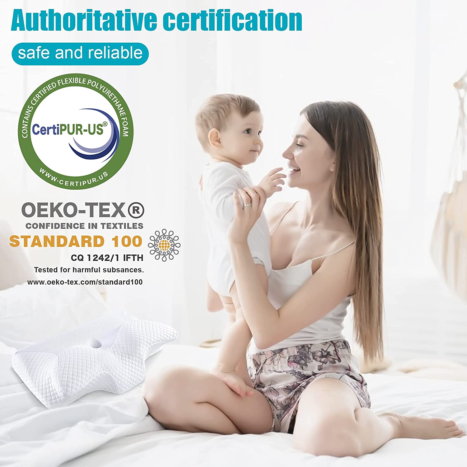 GoodLittleDeal™ Original Bamboo Cervical Pillow