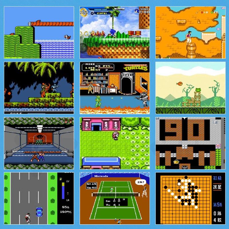 Built-in 500 Kinds of Games Portable Retro Handheld Game Console
