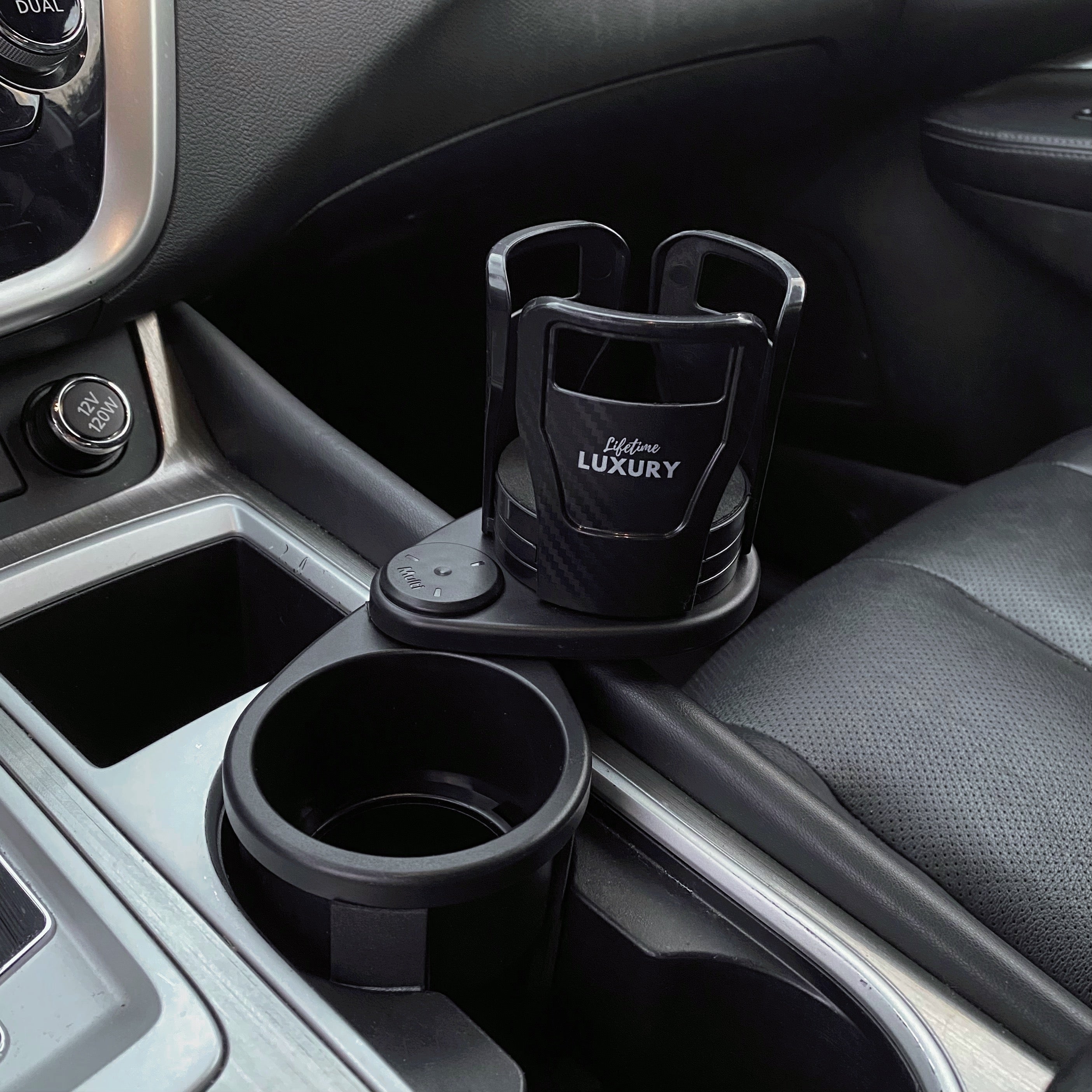 Dual Car Cup Holder™