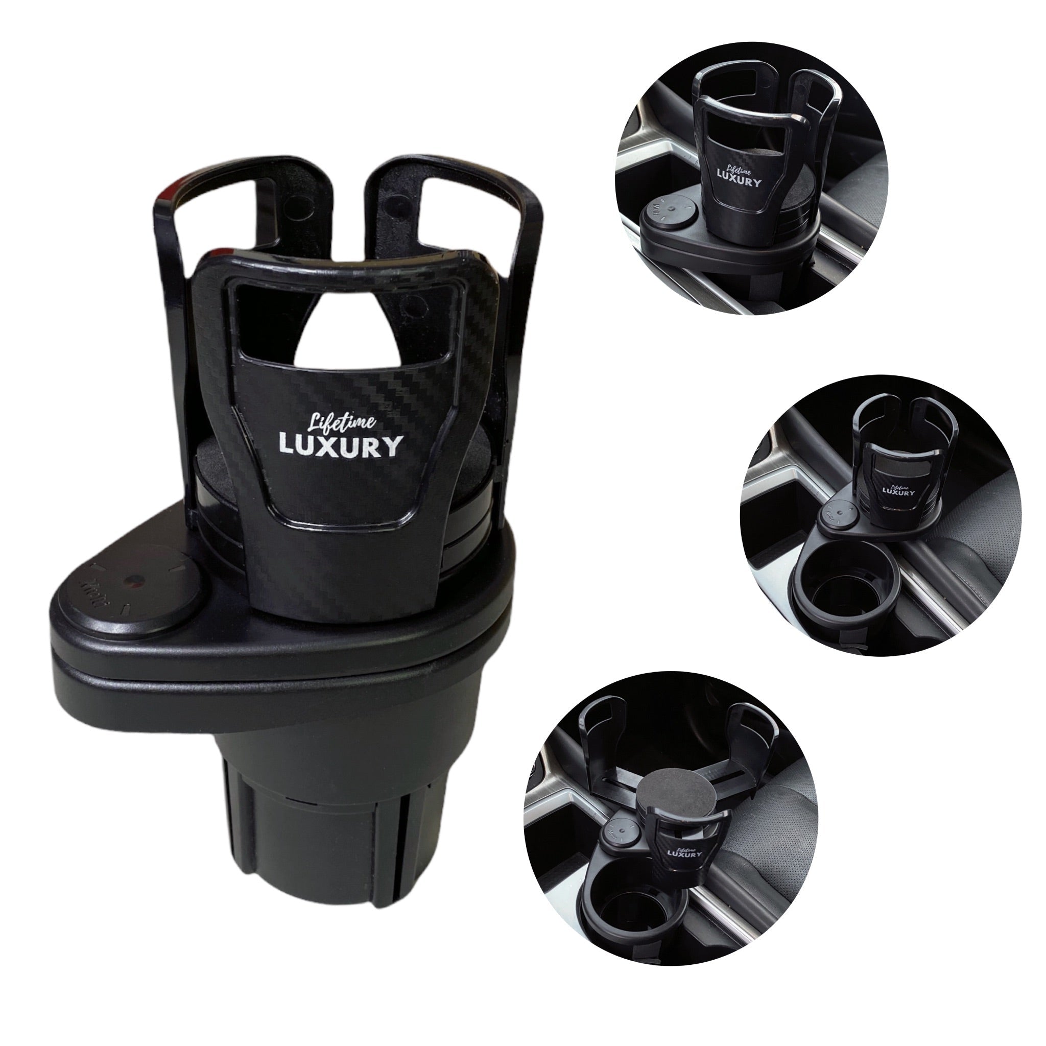 Dual Car Cup Holder™