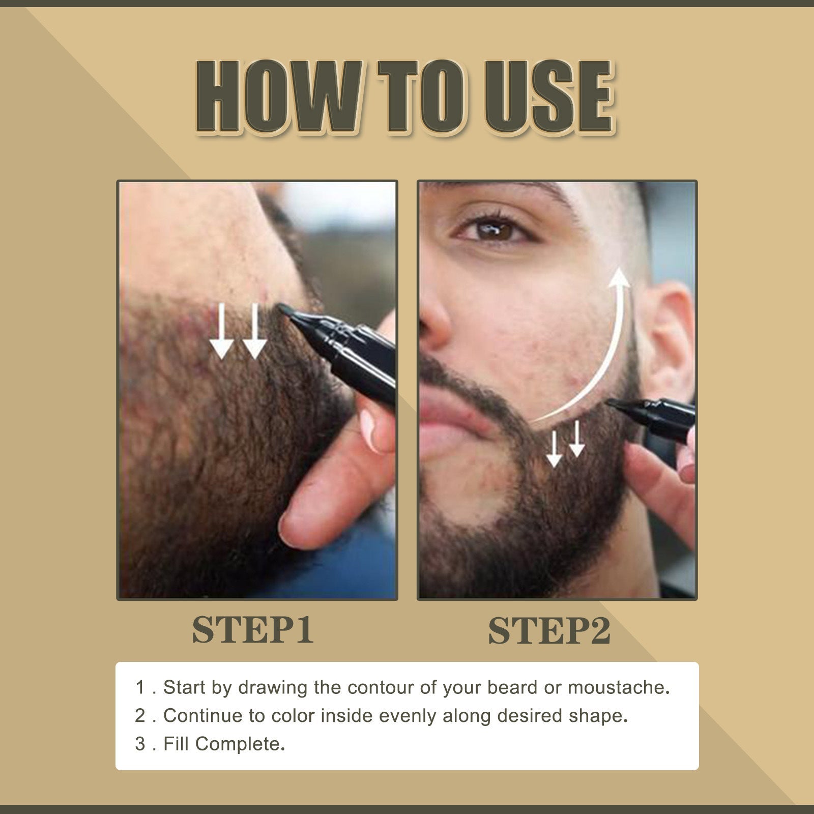 Beard Pencil -Rugged Beard Kit