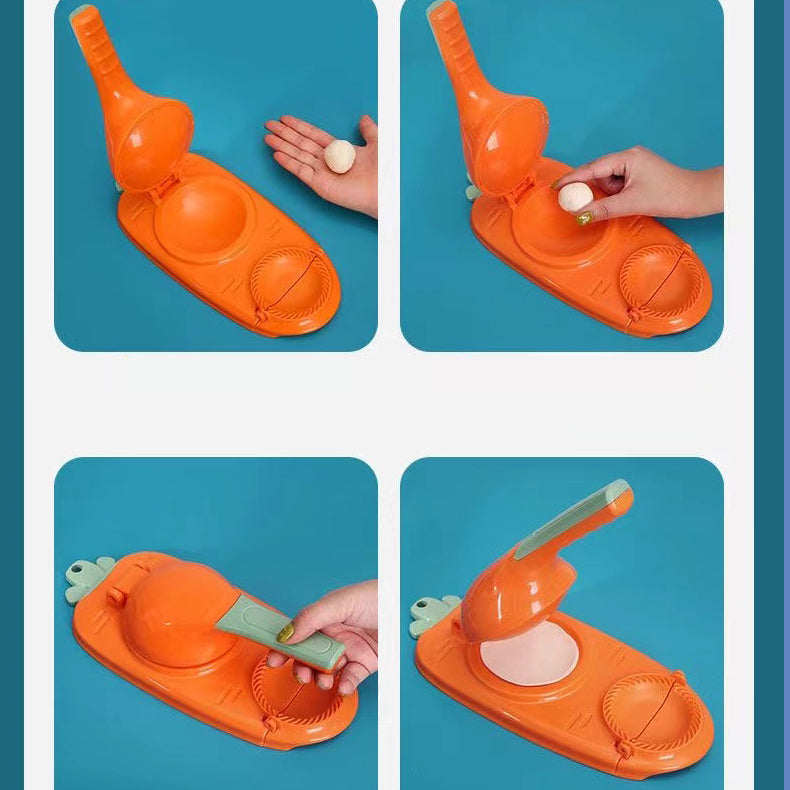 Dumpling Skin Artifact DIY Dumpling Maker Manual Wrapper Making Plastic Mold Dough Pressing Tool Kitchen Baking Accessories