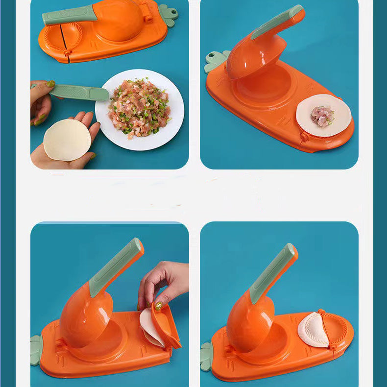 Dumpling Skin Artifact DIY Dumpling Maker Manual Wrapper Making Plastic Mold Dough Pressing Tool Kitchen Baking Accessories