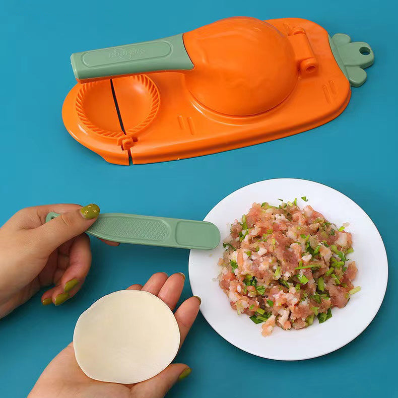 Dumpling Skin Artifact DIY Dumpling Maker Manual Wrapper Making Plastic Mold Dough Pressing Tool Kitchen Baking Accessories