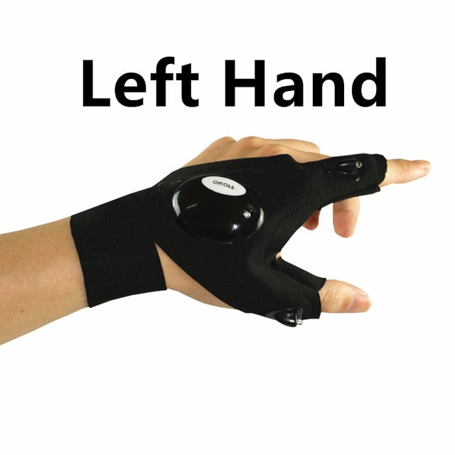 Iconic Goods™ Fingerless Glove LED Flashlight