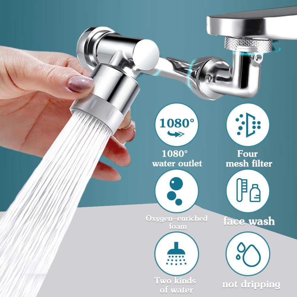 Universal Faucet Aerator - Wide 1080° Motion