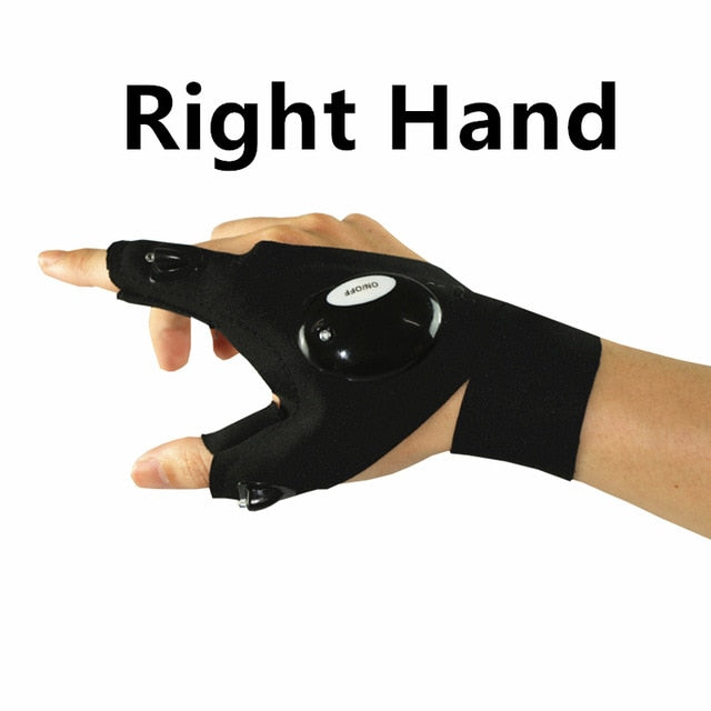 Iconic Goods™ Fingerless Glove LED Flashlight