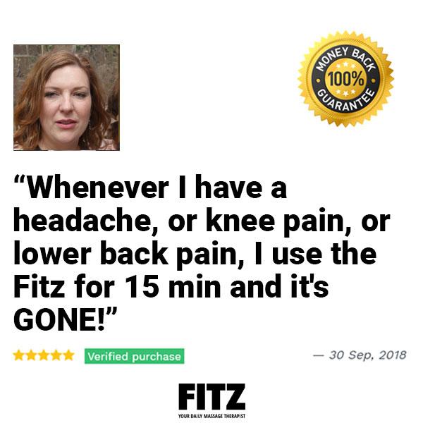 FITZ: Take control of your wellbeing | Foot Massage | Unisex Sizing | Black